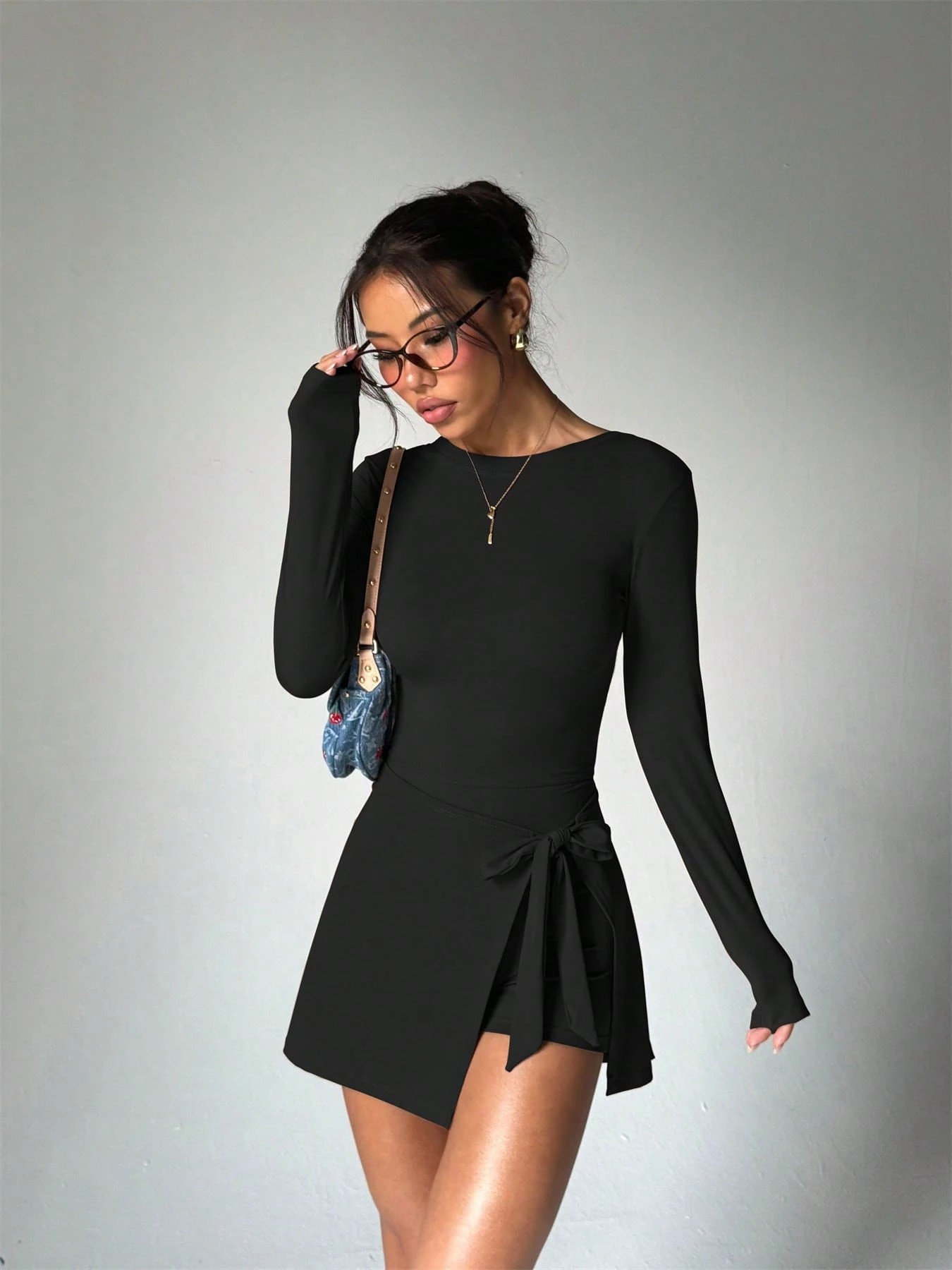 Crossfit Yoga - Solid Color Long Sleeved Slim Fit