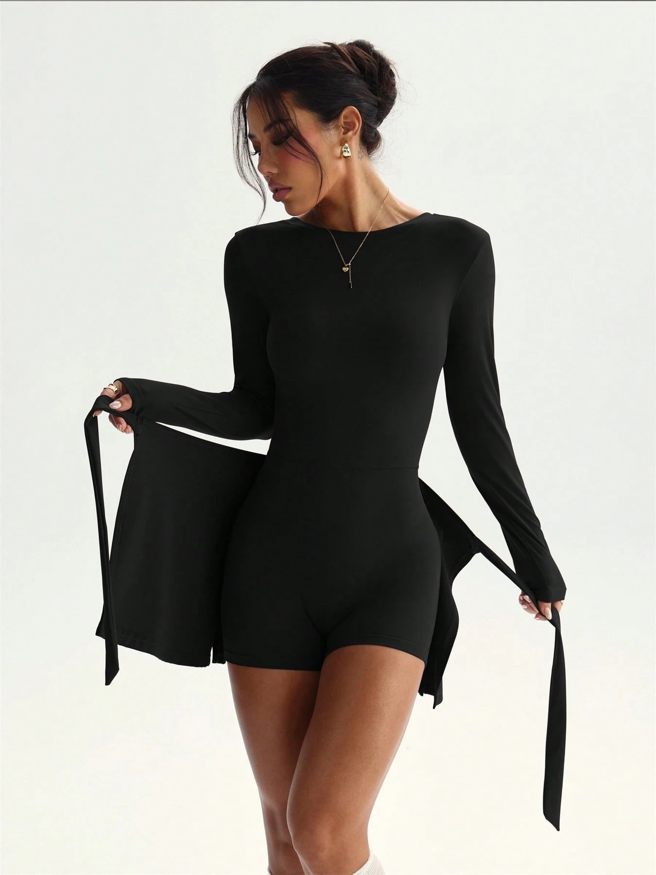Solid Color Long Sleeved Slim  - đánh giá và giá Crossfit Yoga
