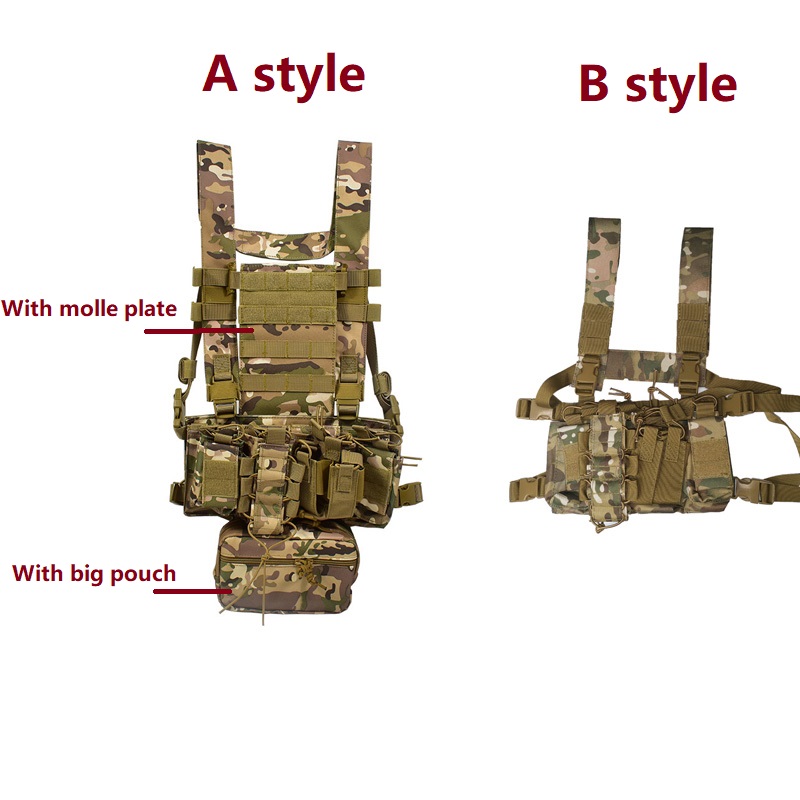 D3CR Chest Rig Vest Multicam B - đánh giá và giá Gear For Crossfit