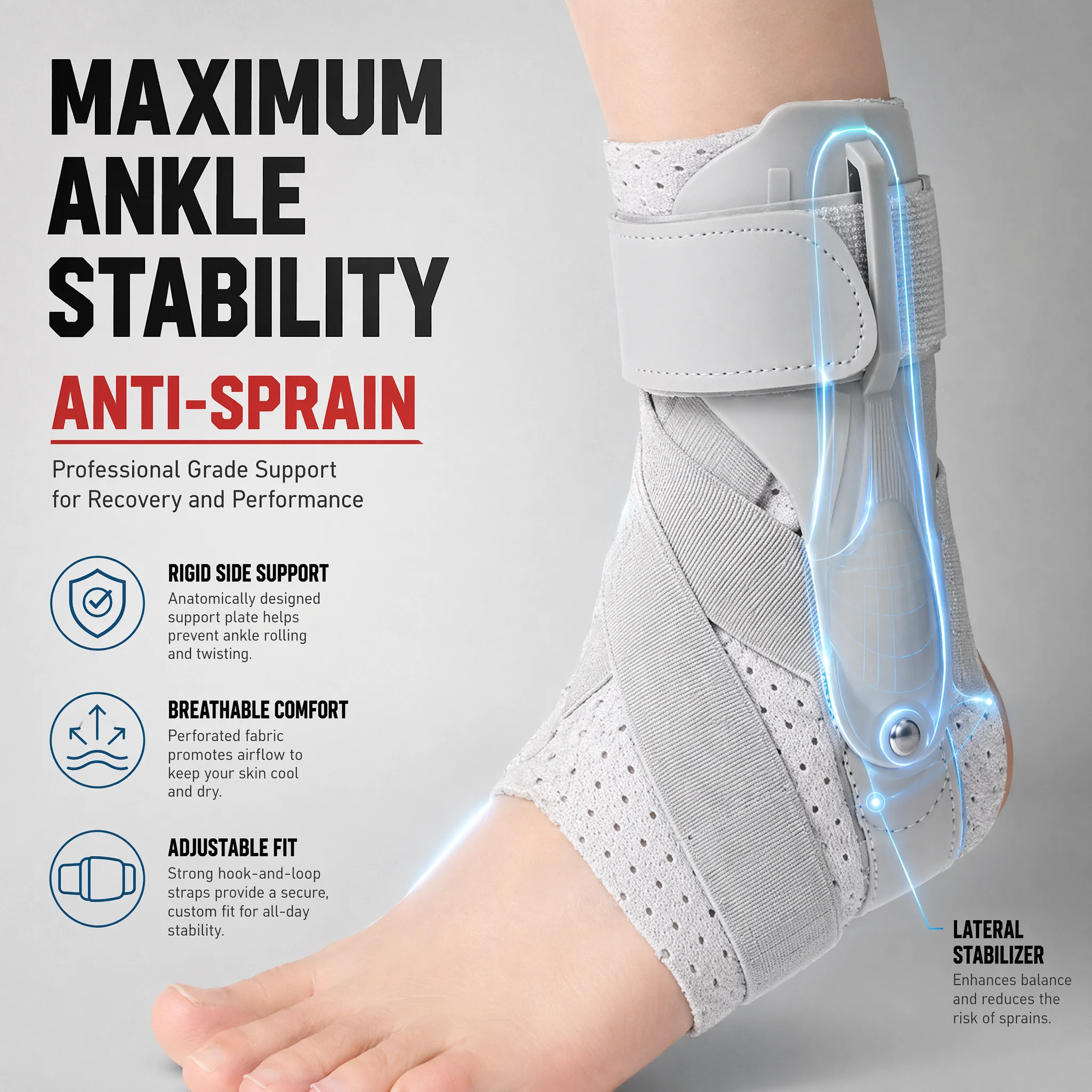 Ankle Brace with Side Stabiliz - đánh giá và giá Ankle Mobility Band