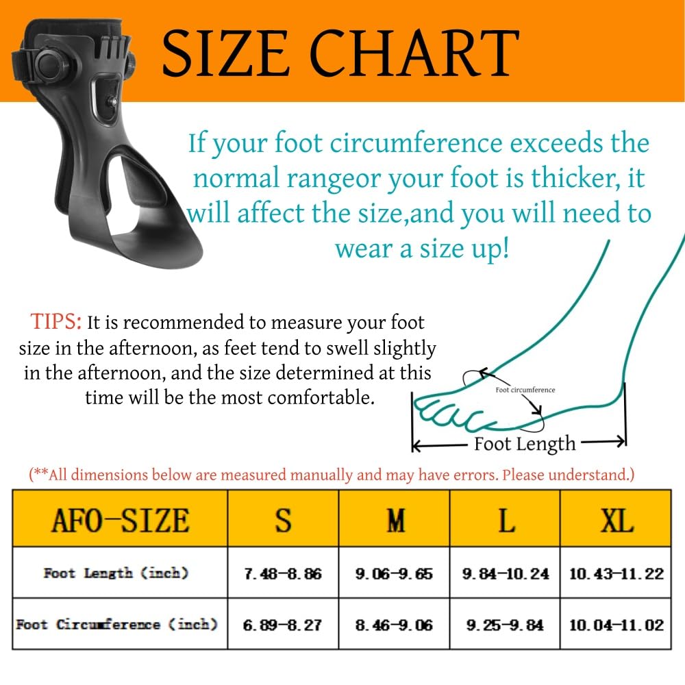 Drop Foot Brace Orthosis AFO A - đánh giá và giá Ankle Mobility Band